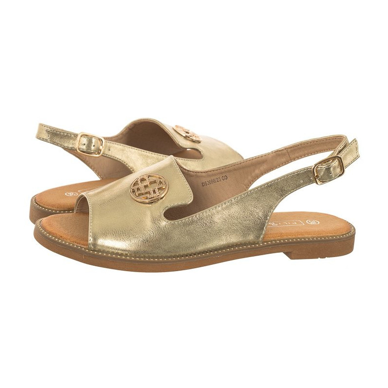 Filippo Złote DS3666/25 GO (FO48-a) sandals