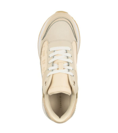 Tommy Hilfiger Elevated Embossed Runner Gold Sugarcane FW0FW07384 AA8 (TH837-a) sports Shoes