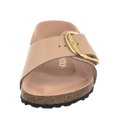 Birkenstock Madrid Big Buckle High-Shine New Beige 1026496 (BK238-b) Women's Shoes/Flip Flops