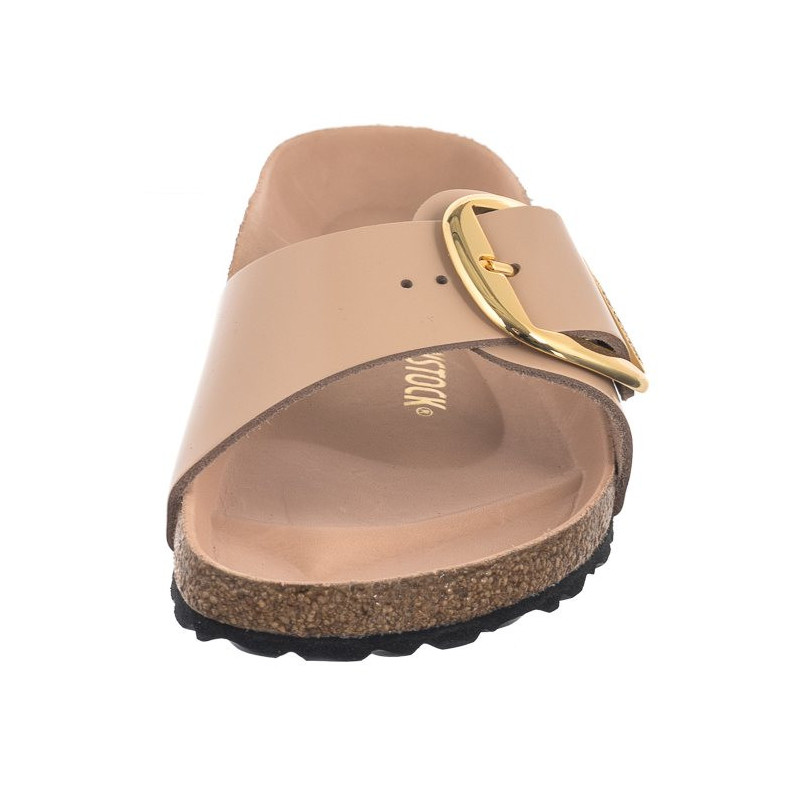 Birkenstock Madrid Big Buckle High-Shine New Beige 1026496 (BK238-b) Women's Shoes/Flip Flops