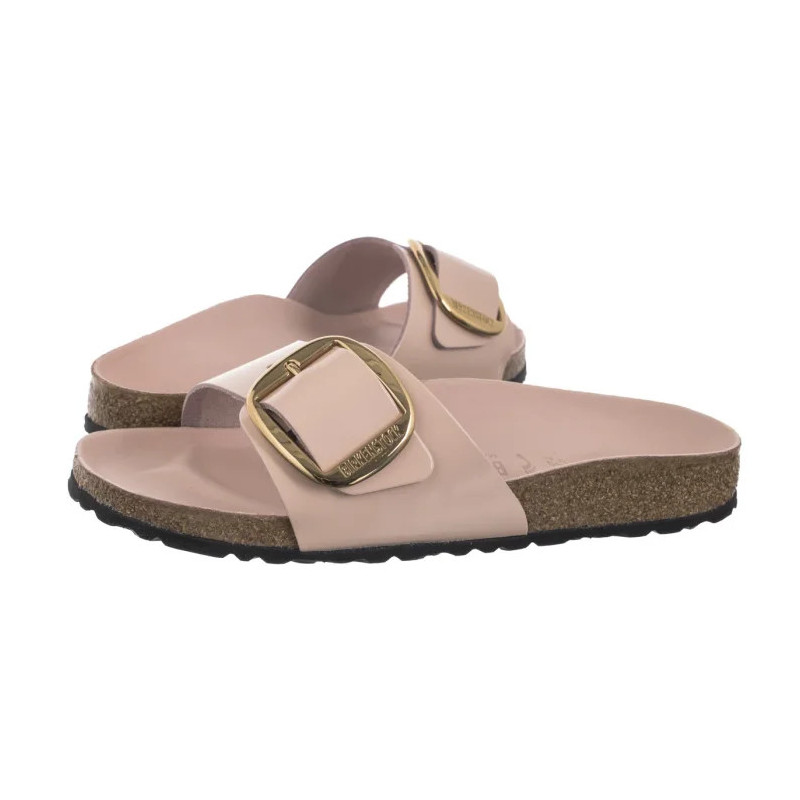 Birkenstock Madrid Big Buckle High-Shine Light Rose 1029448 (BK238-d) Women's Shoes/Flip Flops