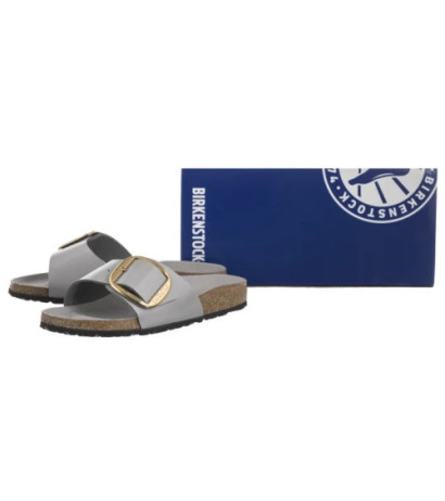 Birkenstock Madrid Big Buckle High-Shine Stone Coin 1029534 (BK238-e) Women's Shoes/Flip Flops