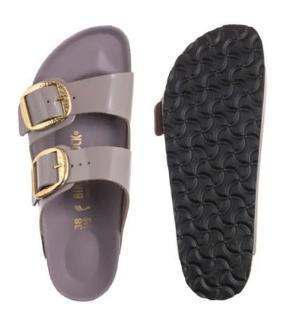 Birkenstock Arizona Big Buckle High-Shine Faded Purple 1029762 (BK239-f) Women's Shoes/Flip Flops