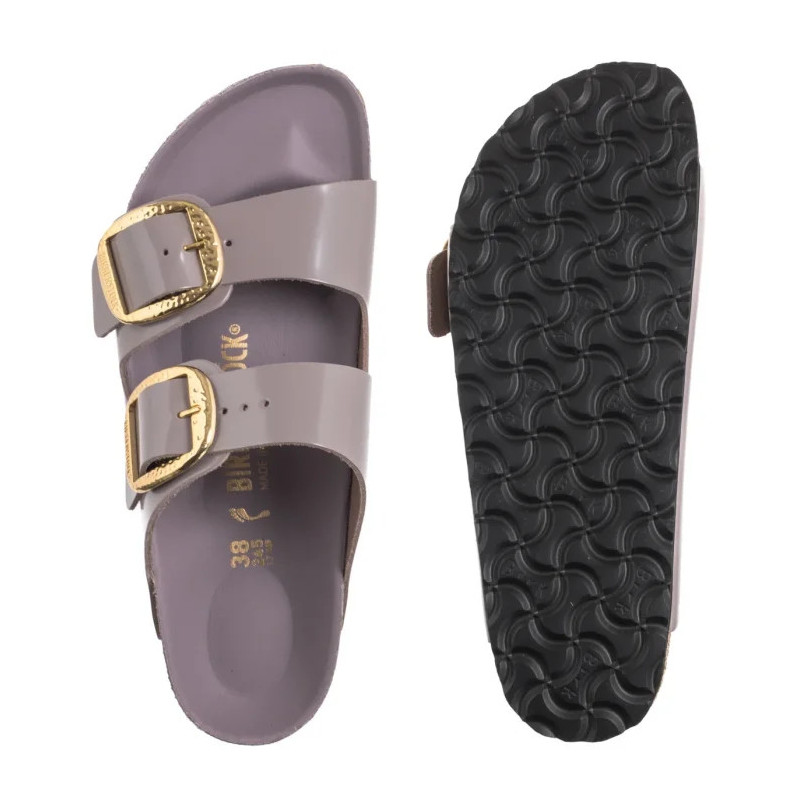 Birkenstock Arizona Big Buckle High-Shine Faded Purple 1029762 (BK239-f) Women's Shoes/Flip Flops
