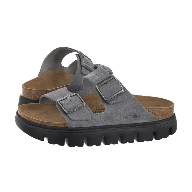Papillio Arizona Pap Chunky Basalt Grey/Black 1029150 (PP8-h) Women's Shoes/Flip Flops