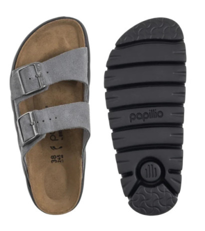 Papillio Arizona Pap Chunky Basalt Grey/Black 1029150 (PP8-h) Women's Shoes/Flip Flops