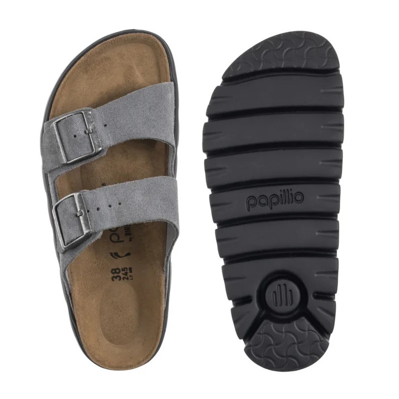 Papillio Arizona Pap Chunky Basalt Grey/Black 1029150 (PP8-h) Women's Shoes/Flip Flops