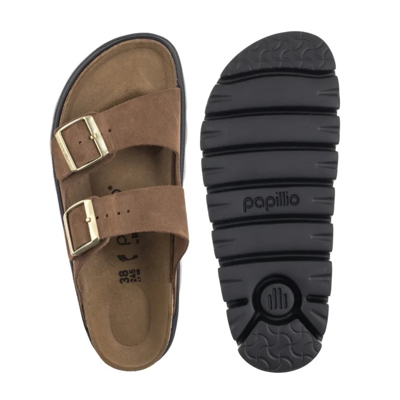 Papillio Arizona Pap Chunky Dark Tea/Black 1028389 (PP8-i) Women's Shoes/Flip Flops