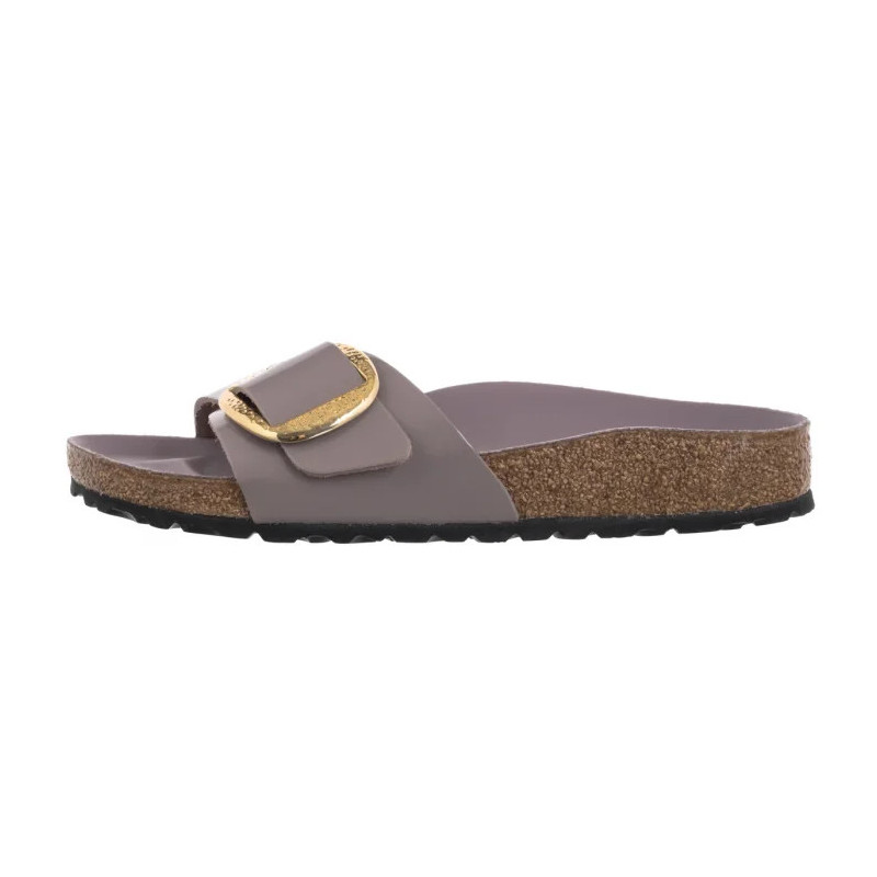 Birkenstock Madrid Big Buckle High-Shine Faded Purple 1029843 (BK238-f) Women's Shoes/Flip Flops