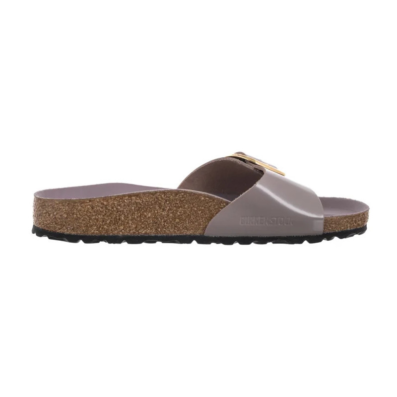 Birkenstock Madrid Big Buckle High-Shine Faded Purple 1029843 (BK238-f) Women's Shoes/Flip Flops
