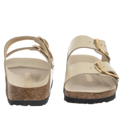Birkenstock Arizona Big Buckle High-Shine Ecru 1026128 (BK239-g) Women's Shoes/Flip Flops