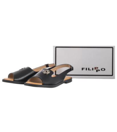 Filippo Czarne DS3666/25 BK (FO48-b) sandals