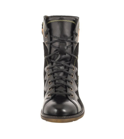 Maciejka Czarne/Żółte 06106-01/00-7 (MA1111-a) shoes