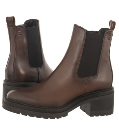 Tamaris Brązowe 1-25030-41 305 Cognac (TM463-a) shoes