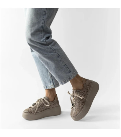 Maciejka Beżówe/Czarne 06191-10/00-7 (MA1131-e) shoes