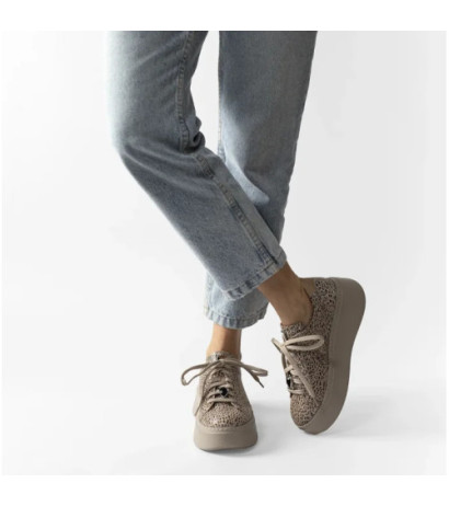 Maciejka Beżówe/Czarne 06191-10/00-7 (MA1131-e) shoes