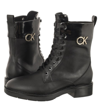 Calvin Klein Rubber Sole Combat Boot W HW0HW01717 (CK370-a) shoes