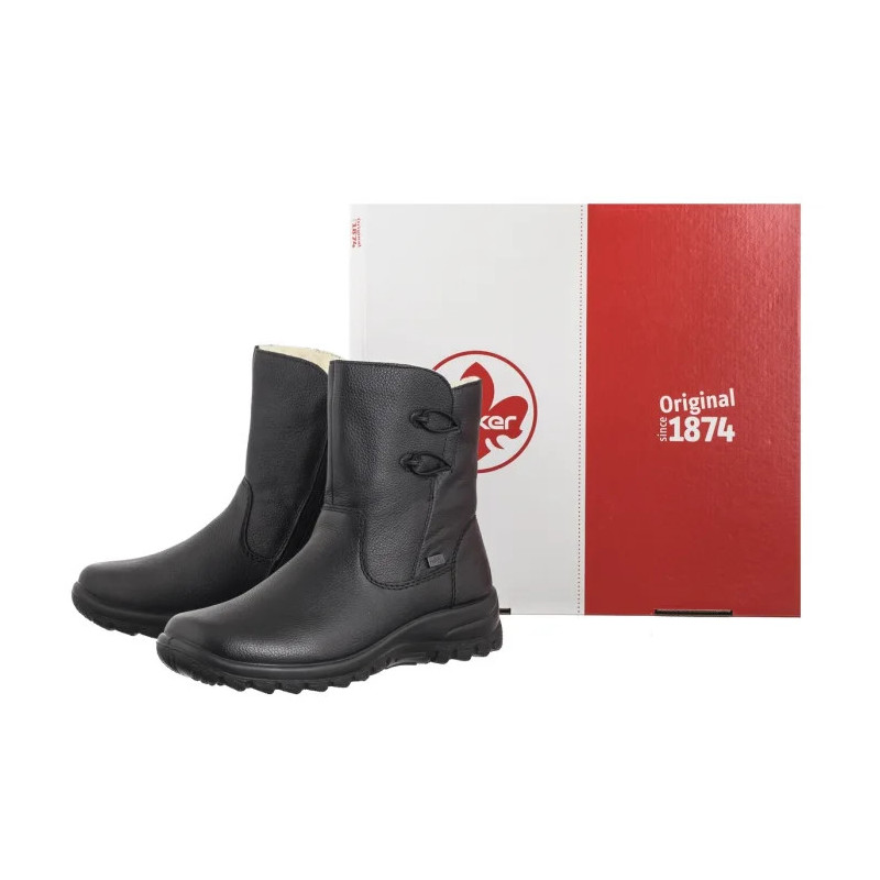 Rieker Czarne Z7172-00 Black (RI139-b) shoes