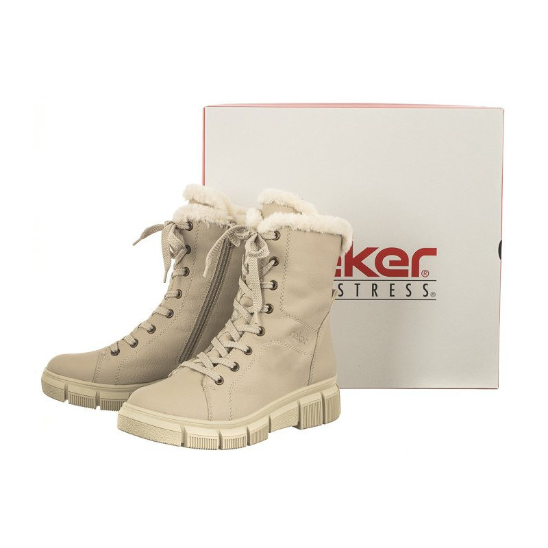 Rieker Beżowe X3402-60 Beige (RI143-a) shoes