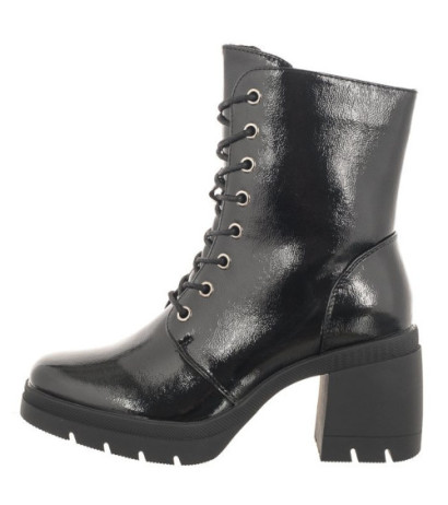 Sergio Leone Czarne Lakierowane BT 208 (SL497-a) shoes