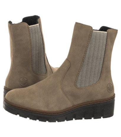 Rieker Beżowe X9180-64 Beige (RI144-a) Boots