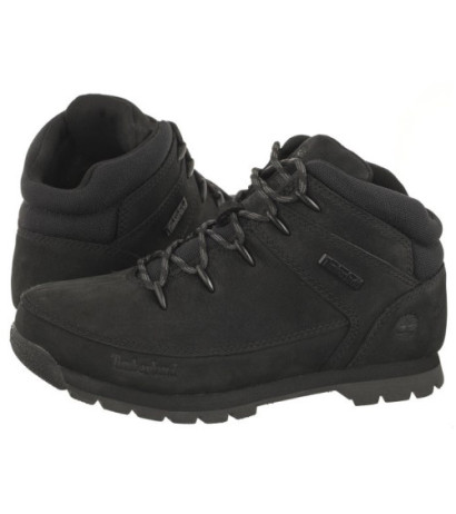 Timberland Euro Sprint Mid HIker Black Nubuck 0A2DP7 001 (TI132-a) shoes