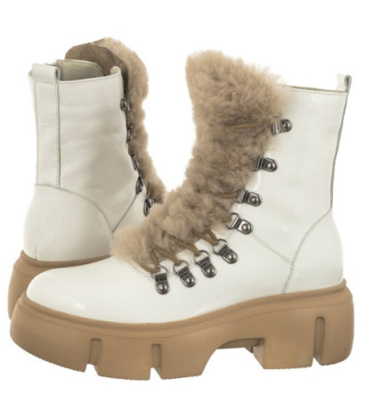 Venezia Białe 4332 Pat White  (VE748-a) shoes