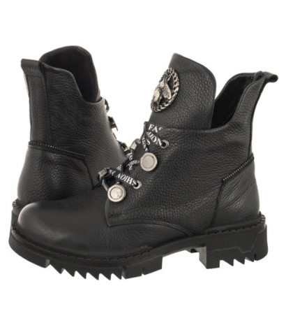 Venezia Czarne 18000-2 Black  (VE754-a) shoes