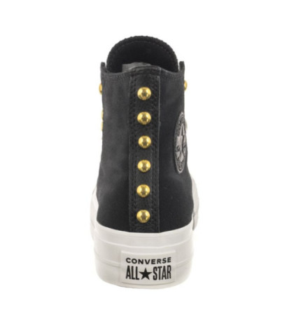 Converse CTAS Lift Hi Black/White/Gold A05453C (CO647-a) shoes