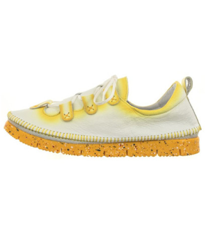Maciejka Biały+Żółty 06385-07/00-1 (MA1160-b) shoes