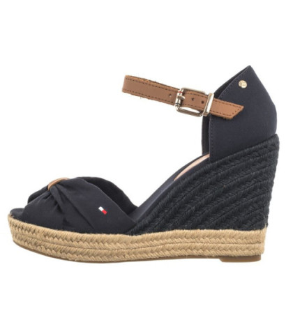 Tommy Hilfiger Basic Open Toe High Wedge Space Blue FW0FW04784 DW6 (TH1013-b) shoes