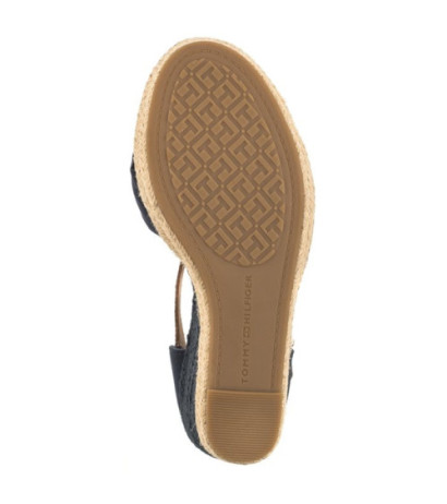 Tommy Hilfiger Basic Open Toe High Wedge Space Blue FW0FW04784 DW6 (TH1013-b) shoes