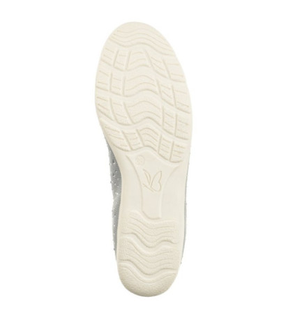 Caprice Szare 9-22107-42 270 LT. Grey Knit  (CP397-b) ballerinas