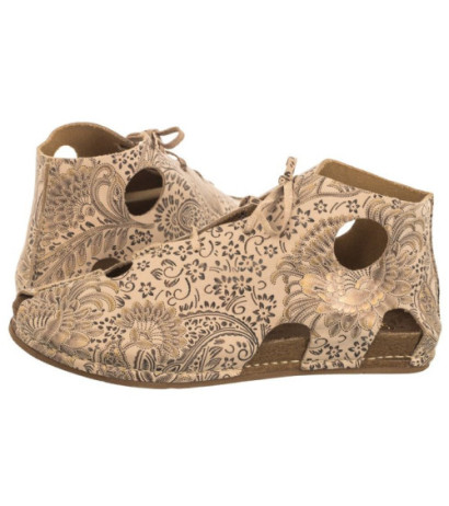 Maciejka Beżowe/Złote 03426-02/00-6 (MA1167-a) sandals