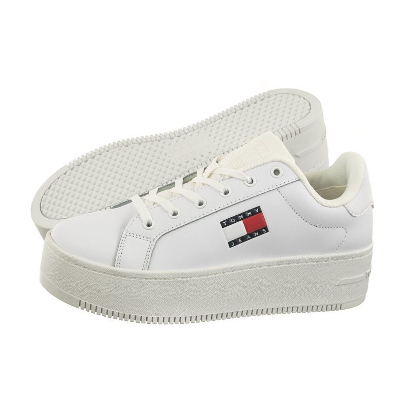 Tommy Hilfiger Tjw Flatform Ess White EN0EN02518 YBS (TH1025-b) shoes