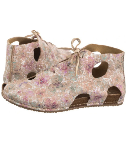 Maciejka Kwiaty Beżowe 03426-48/00-6 (MA1167-c) sandals