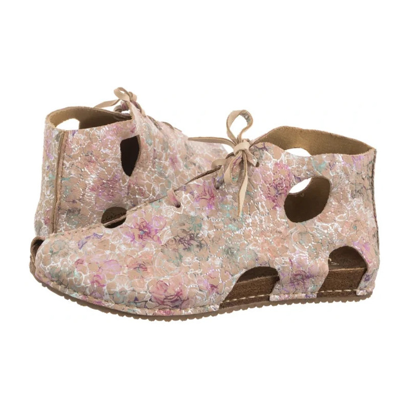 Maciejka Kwiaty Beżowe 03426-48/00-6 (MA1167-c) sandals