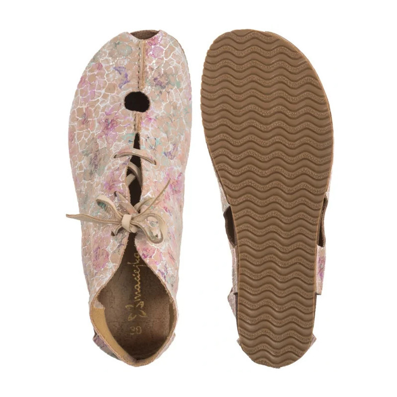 Maciejka Kwiaty Beżowe 03426-48/00-6 (MA1167-c) sandals