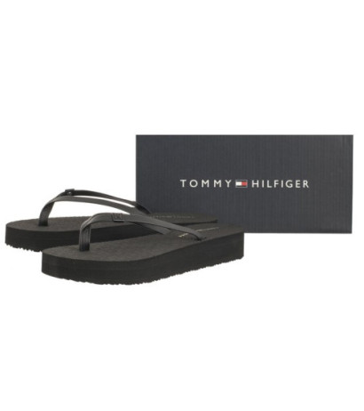 Tommy Hilfiger Monogram Beach Sandal Black FW0FW07854 BDS (TH1031-a) flip flops