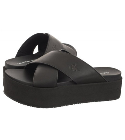 Calvin Klein Flatform Cross MG UC Triple Black YW0YW01349 0GT (CK466-a) shoes