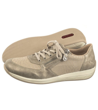 Rieker Beżowe N1112-60 Beige (RI148-a) shoes