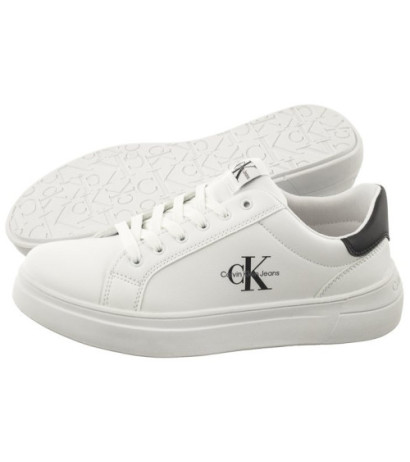 Calvin Klein Low Cut Sneaker V3X9-80876-1355 X002 White/Black  (CK468-a) shoes