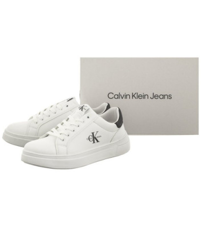 Calvin Klein Low Cut Sneaker V3X9-80876-1355 X002 White/Black  (CK468-a) shoes
