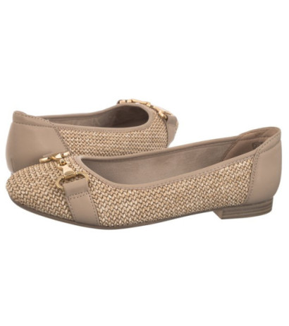 Tamaris Beżowe 1-22112-42 341 Taupe (TM474-a) ballerinas