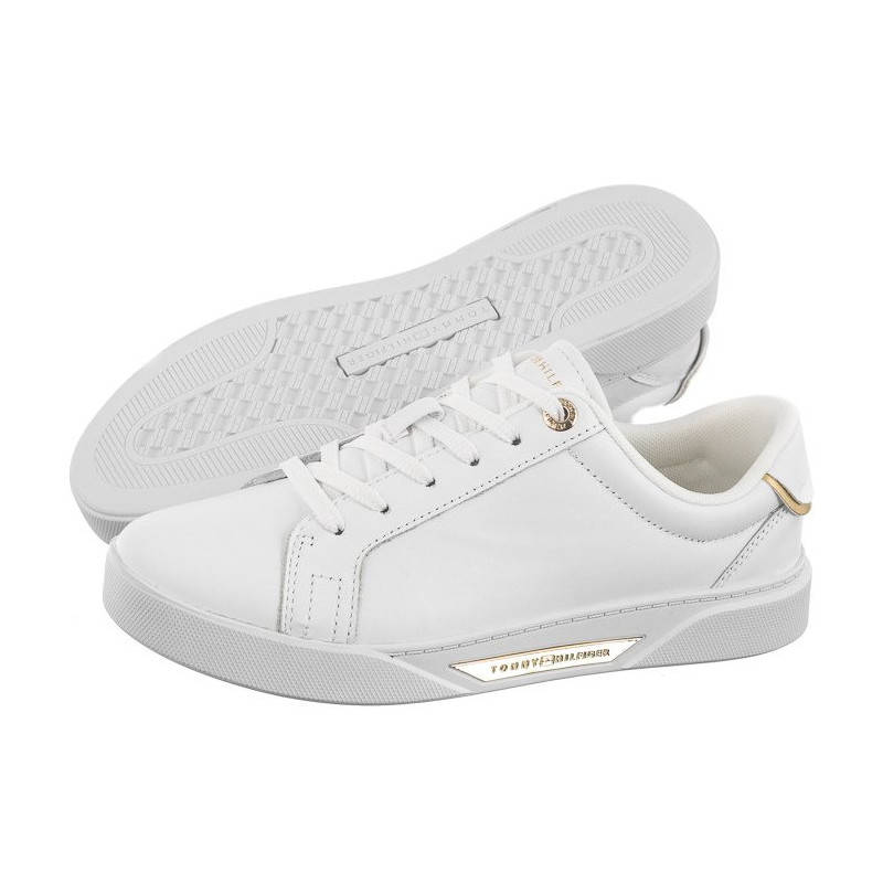 Tommy Hilfiger Chic Hw Court Sneaker White FW0FW07813 YBS (TH1052-a) shoes