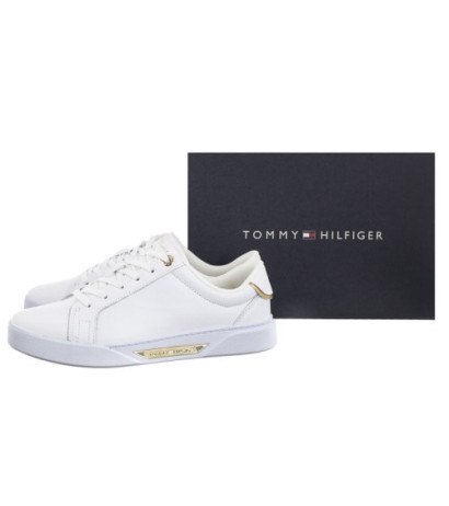 Tommy Hilfiger Chic Hw Court Sneaker White FW0FW07813 YBS (TH1052-a) shoes