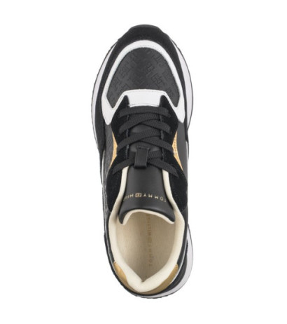 Tommy Hilfiger Lux Monogram Runner Black FW0FW07816 BDS (TH1062-a) shoes