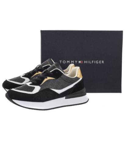 Tommy Hilfiger Lux Monogram Runner Black FW0FW07816 BDS (TH1062-a) shoes