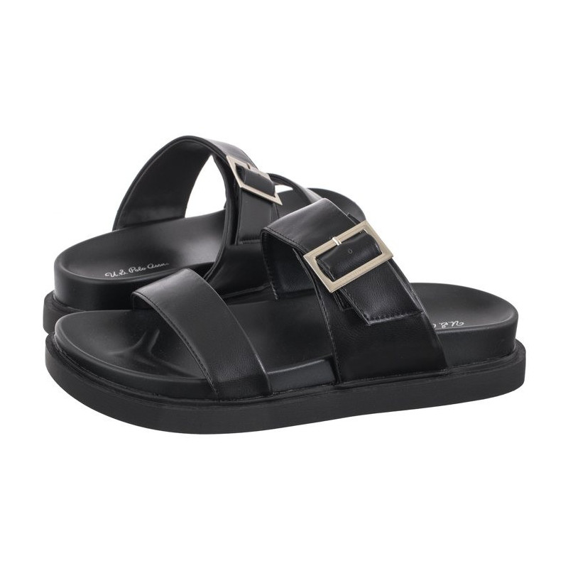 U.S. Polo Assn. Kary002 Blk KARY002W/4Y1 (US186-a) Women's Shoes/Flip Flops
