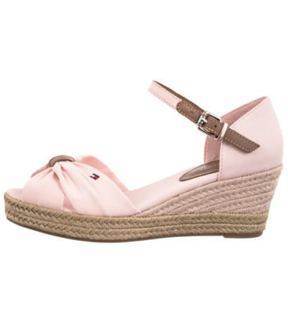 Tommy Hilfiger Basic Open Toe Mid Wedge Whimsy Pink FW0FW04785 TJQ (TH1078-b) shoes